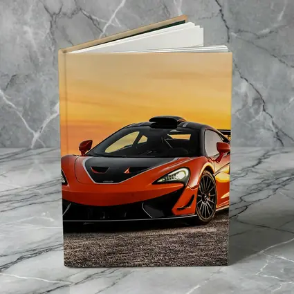 McLaren 620R Orange Supercar Sunset Sky