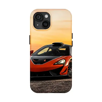 McLaren 620R Orange Supercar Sunset Sky