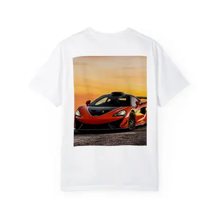 McLaren 620R Orange Supercar Sunset Sky