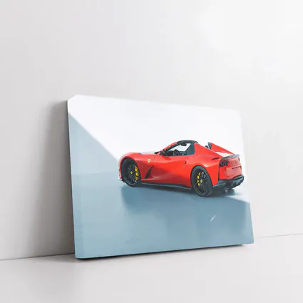 Ferrari 812 GTS Red Supercar Studio Shot