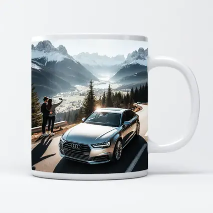 Audi A7 Silver Mountain Alpine Road Drive