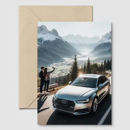 Audi A7 Silver Mountain Alpine Road Drive