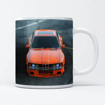 BMW 3 Series Orange Custom Wide Body Street