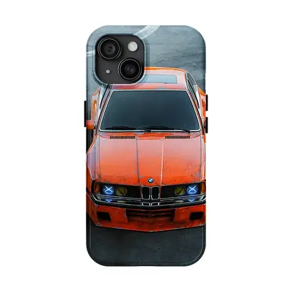 BMW 3 Series Orange Custom Wide Body Street