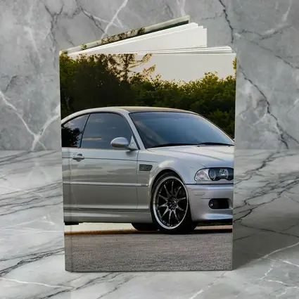 BMW M3 E46 Silver Coupe Outdoor Shot