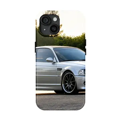 BMW M3 E46 Silver Coupe Outdoor Shot