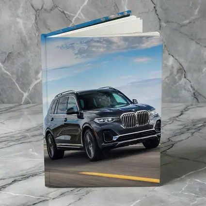 BMW X7 SUV Driving on Open Road