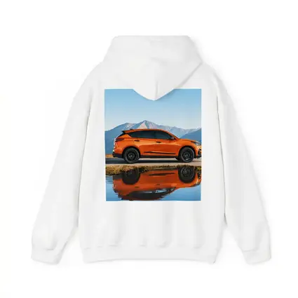 Acura RDX Orange SUV Mountain Reflection