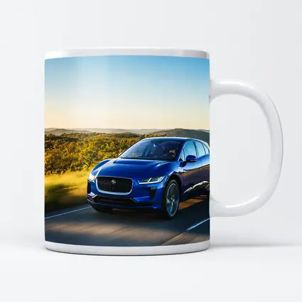 Jaguar I-Pace Blue Electric SUV Rolling Hills