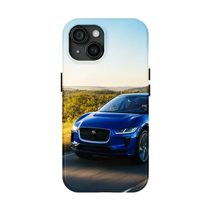 Jaguar I-Pace Blue Electric SUV Rolling Hills