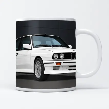 BMW M3 E30 White Classic Sport Coupe