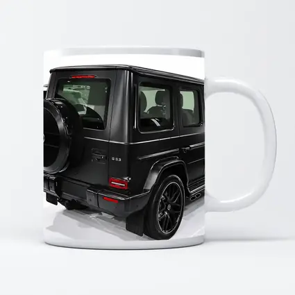 Mercedes AMG G63 Black SUV Showroom