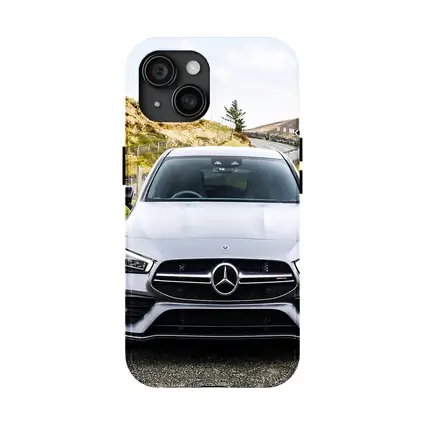 Mercedes AMG CLA Silver Mountain Road