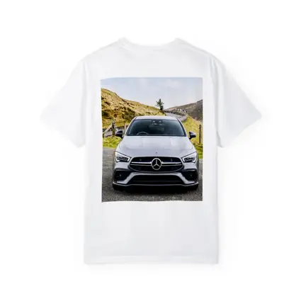 Mercedes AMG CLA Silver Mountain Road