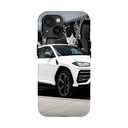 Lamborghini Urus White SUV Urban Street
