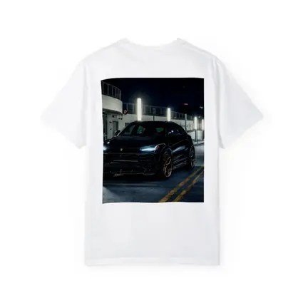 Lamborghini Urus Black Night City Street