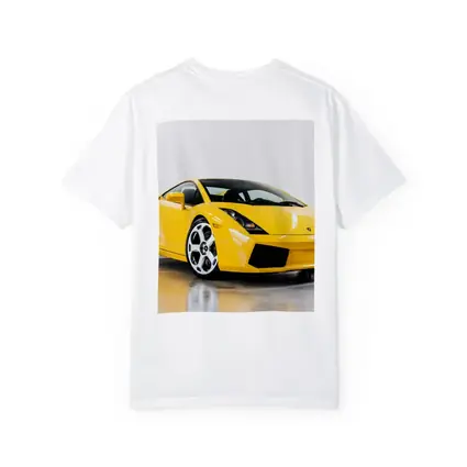 Lamborghini Gallardo Yellow Supercar White Background