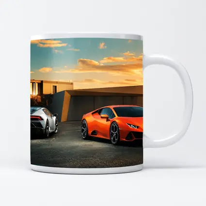 Lamborghini Huracan Duo Sunset Architecture