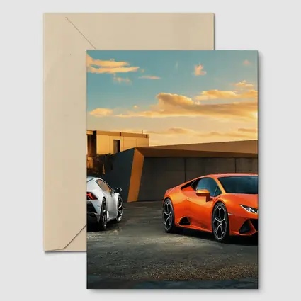 Lamborghini Huracan Duo Sunset Architecture