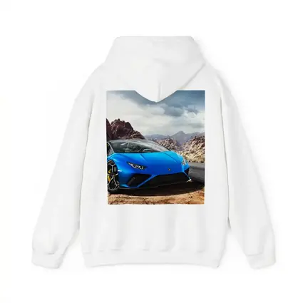 Lamborghini Huracan Blue Desert Rocky Landscape