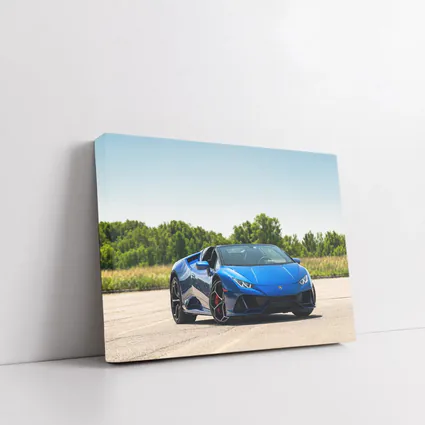 Lamborghini Huracan Blue Spyder Open Air