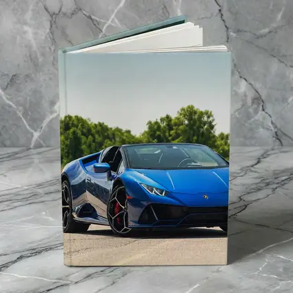 Lamborghini Huracan Blue Spyder Open Air