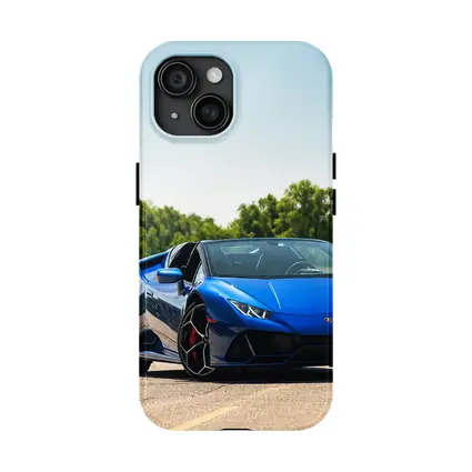 Lamborghini Huracan Blue Spyder Open Air