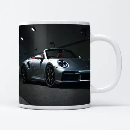 Porsche 911 Silver Cabriolet Tunnel Night