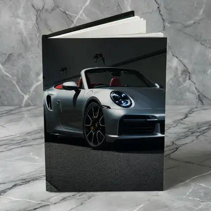 Porsche 911 Silver Cabriolet Tunnel Night