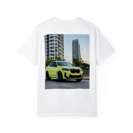 BMW X4 M Yellow Urban City Street