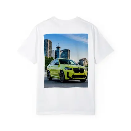 BMW X4 M City Street Yellow SUV