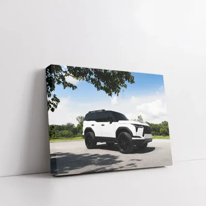 Lexus GX White SUV Parked Outdoors