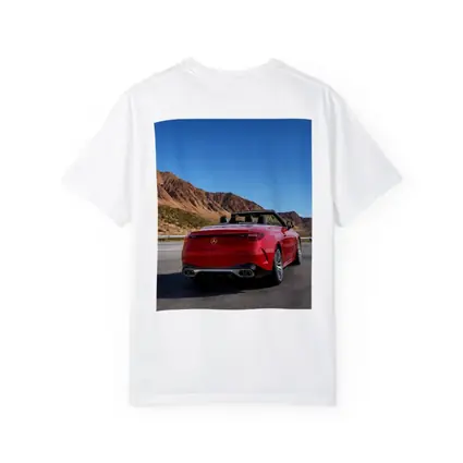 Mercedes AMG Cabriolet Red Desert Mountain Road