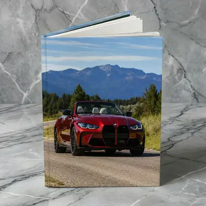 BMW M4 Convertible Red Mountain Road Drive