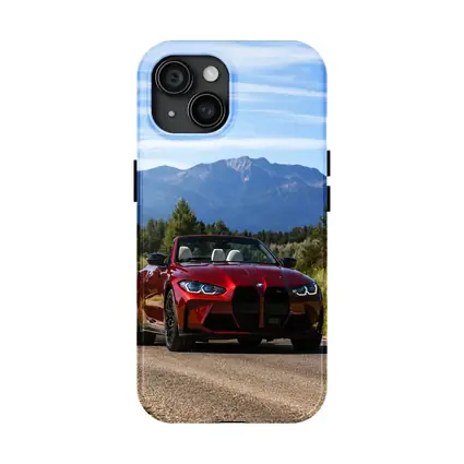 BMW M4 Convertible Red Mountain Road Drive