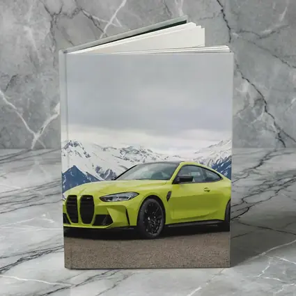 BMW M4 Coupe Green Alpine Mountain Background