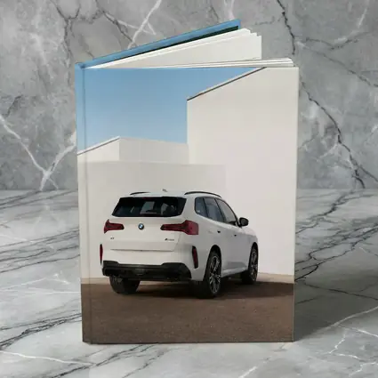 BMW X3 White SUV Minimal Architecture Background