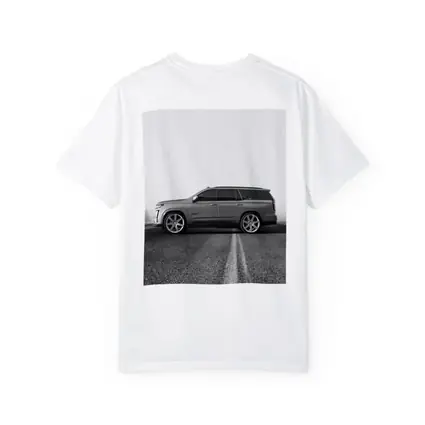 Cadillac Escalade SUV Misty Road Side View