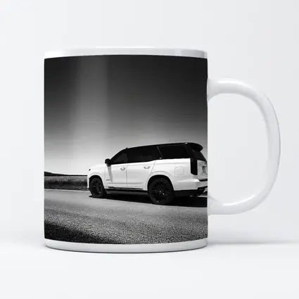 Cadillac Escalade Black White Open Road