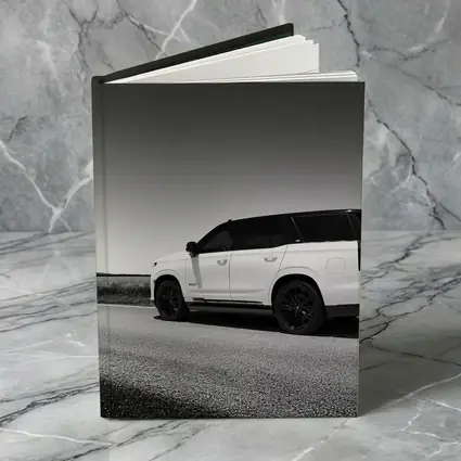 Cadillac Escalade Black White Open Road