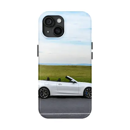 BMW 4 Series Convertible White Open Road