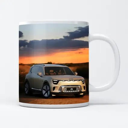 Smart Car SUV Desert Sunset Dunes