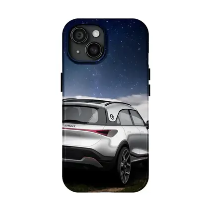 Smart Car Rear View Starry Night Sky