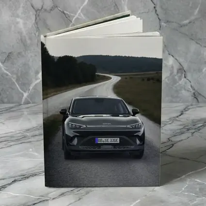 Smart Car On Winding Country Gravel Road
