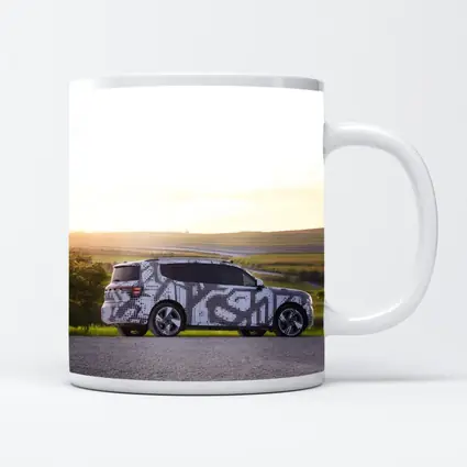 Smart Car Camouflage Wrap Golden Countryside Sunset