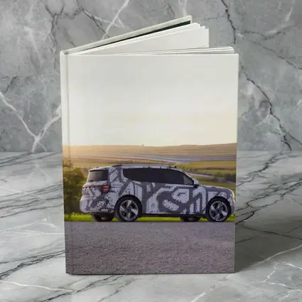 Smart Car Camouflage Wrap Golden Countryside Sunset