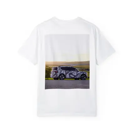 Smart Car Camouflage Wrap Golden Countryside Sunset