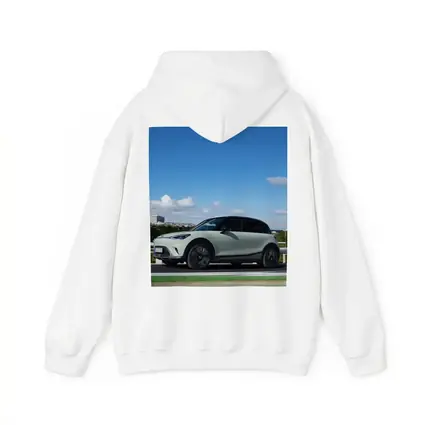 Smart Car Green Highway City Background