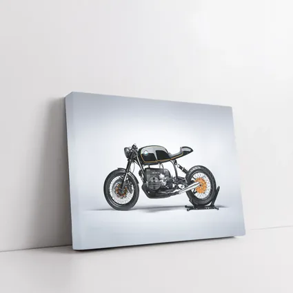 BMW Cafe Racer Custom Motorcycle Black Gold