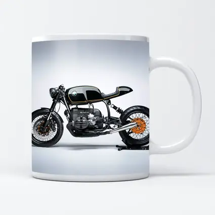 BMW Cafe Racer Custom Motorcycle Black Gold